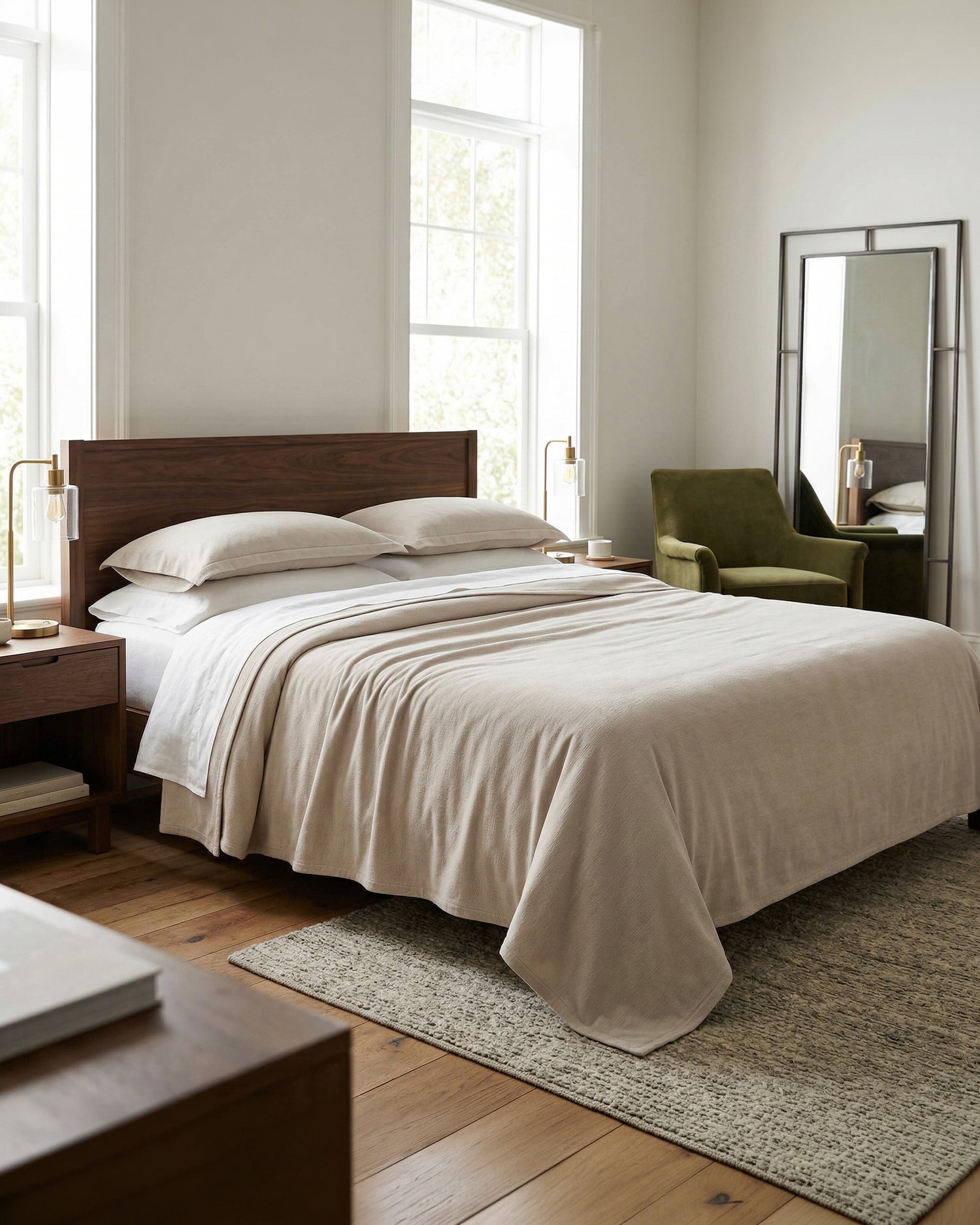 Enchante: Lux Chenille Cotton Coverlet