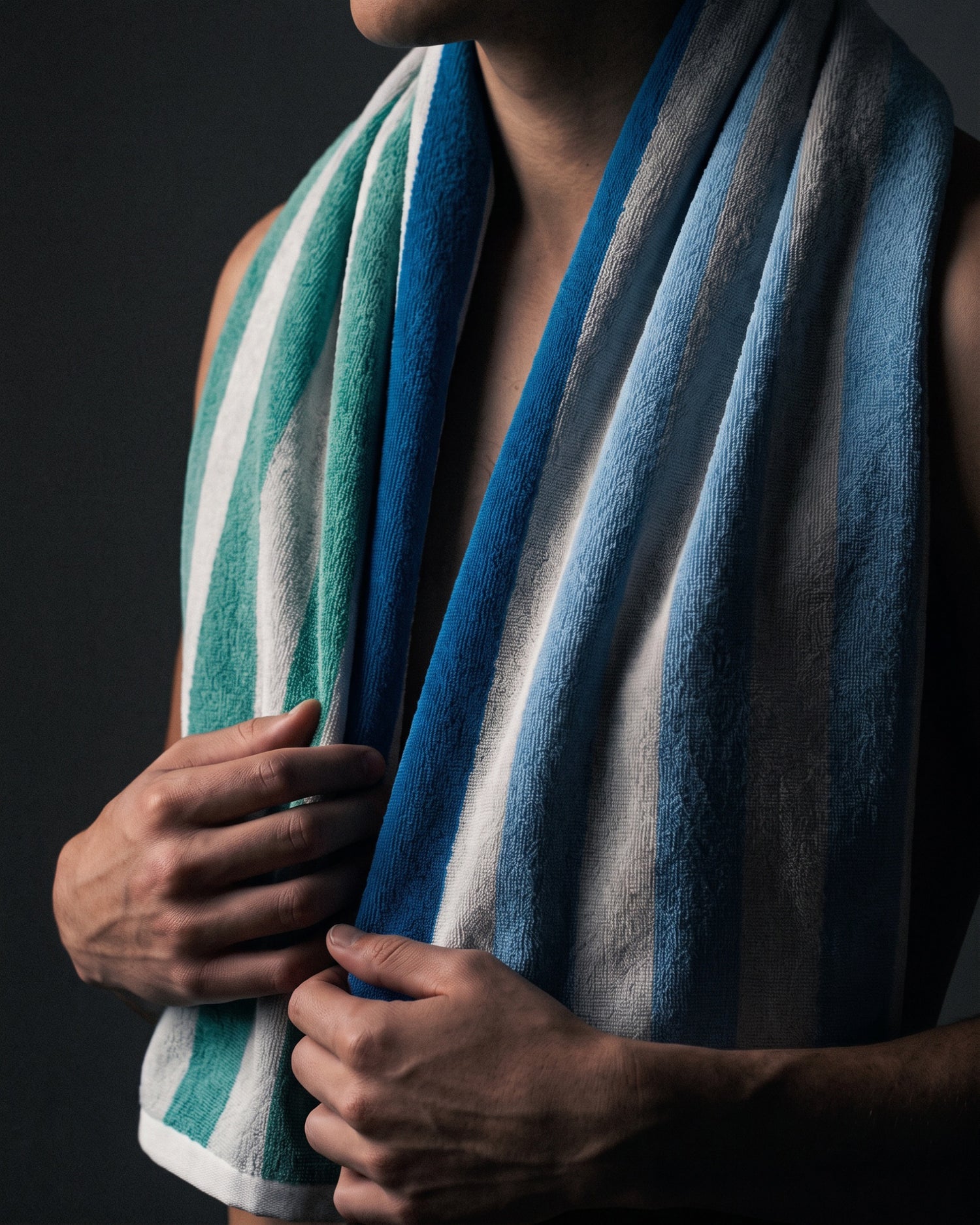 Plush Cotton Reversible Towel - Janus Cadence