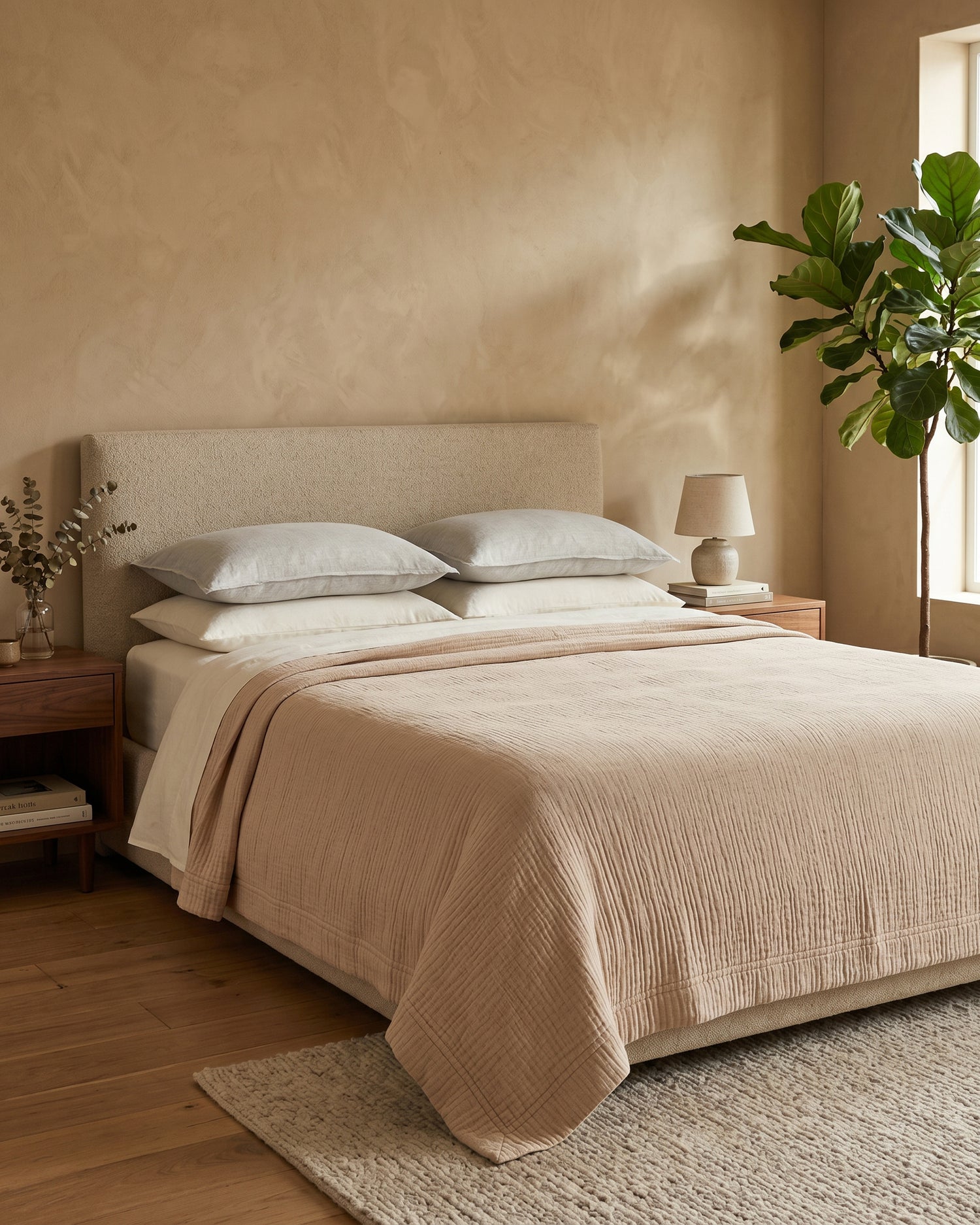 La Jolla: Fluffy Cotton Bed Blanket