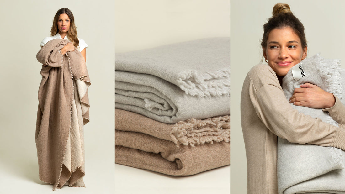 The Terre Blanket: Unveiling the Luxury of 100% Extra-Fine Wool