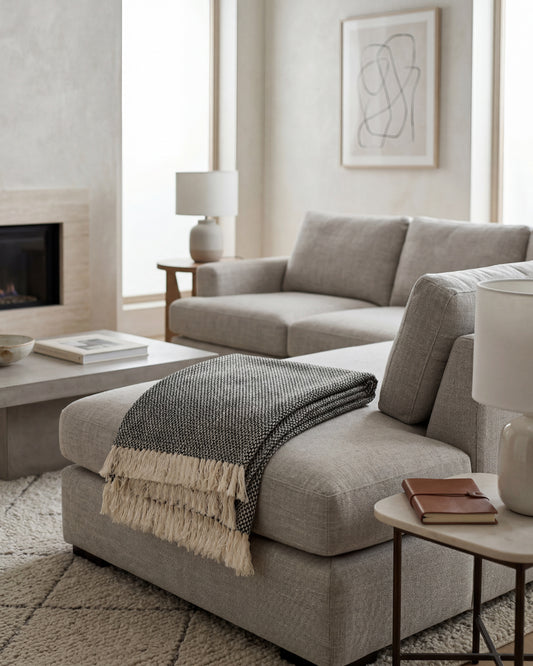 Annapolis: Stone Washed Cotton Throw Blanket
