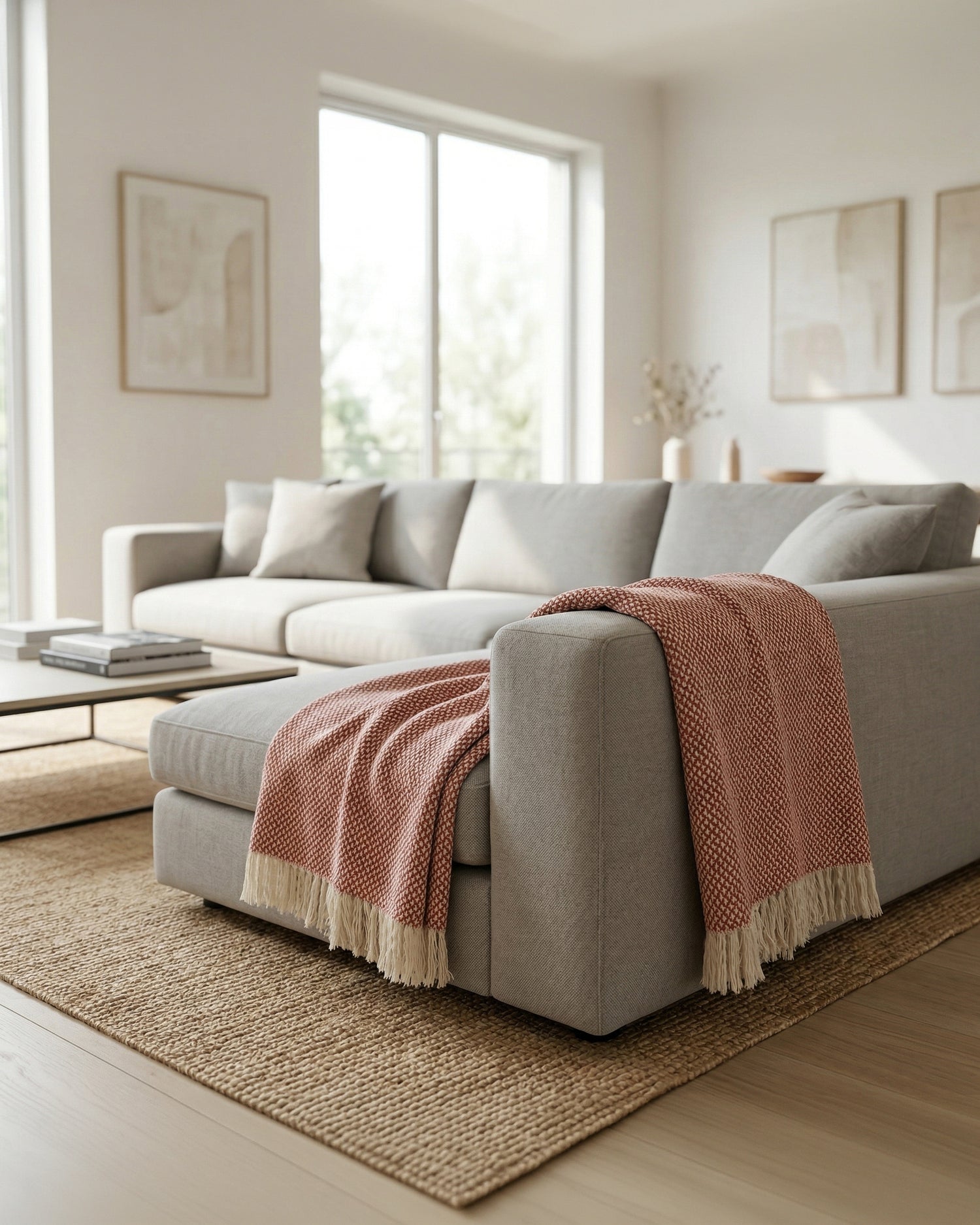 Annapolis: Stone Washed Cotton Throw Blanket