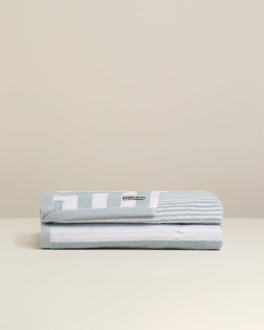 Oasis: Recycled Cotton Stripe Towel
