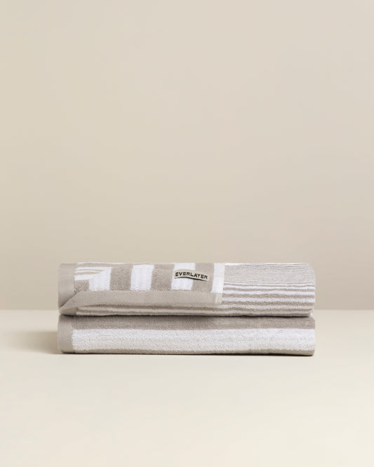 Oasis: Recycled Cotton Stripe Towel