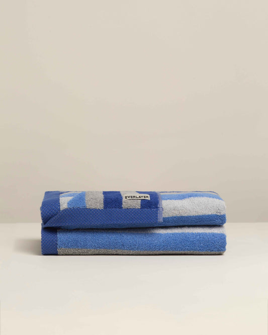 Tranquil: Soft Cotton Classic Stripe Towel