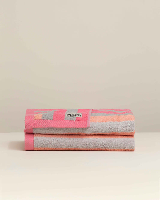 Tranquil: Soft Cotton Classic Stripe Towel