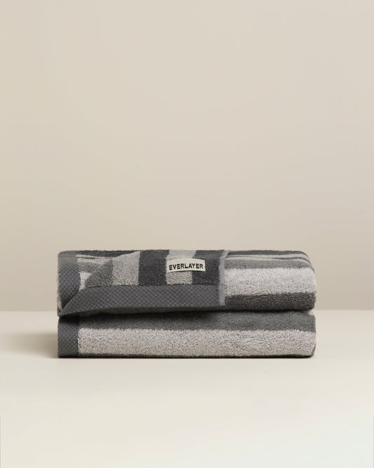 Tranquil: Soft Cotton Classic Stripe Towel