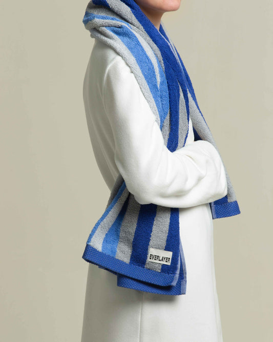 Tranquil: Soft Cotton Classic Stripe Towel