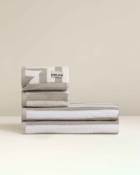 Oasis: Recycled Cotton Stripe Towel