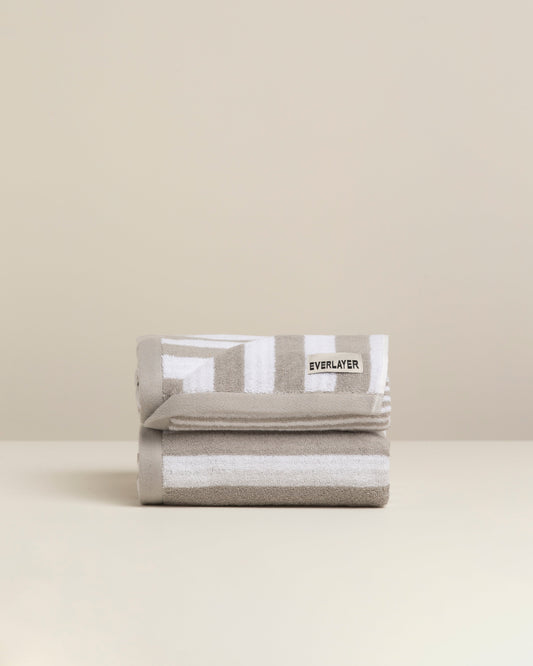 Oasis: Recycled Cotton Stripe Towel