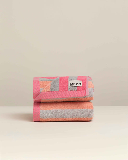 Tranquil: Soft Cotton Classic Stripe Towel