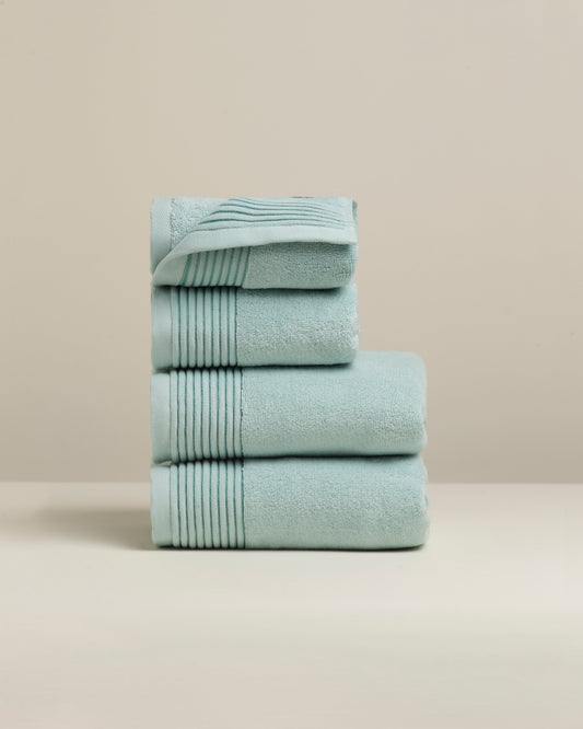 Bath Towel Set (2+2) | 2 Hand Towels, 2 Bath Towels