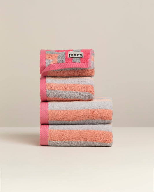 Tranquil: Soft Cotton Classic Stripe Towel