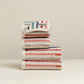 Velvet: Soft Cotton Vibrant Stripe Towel