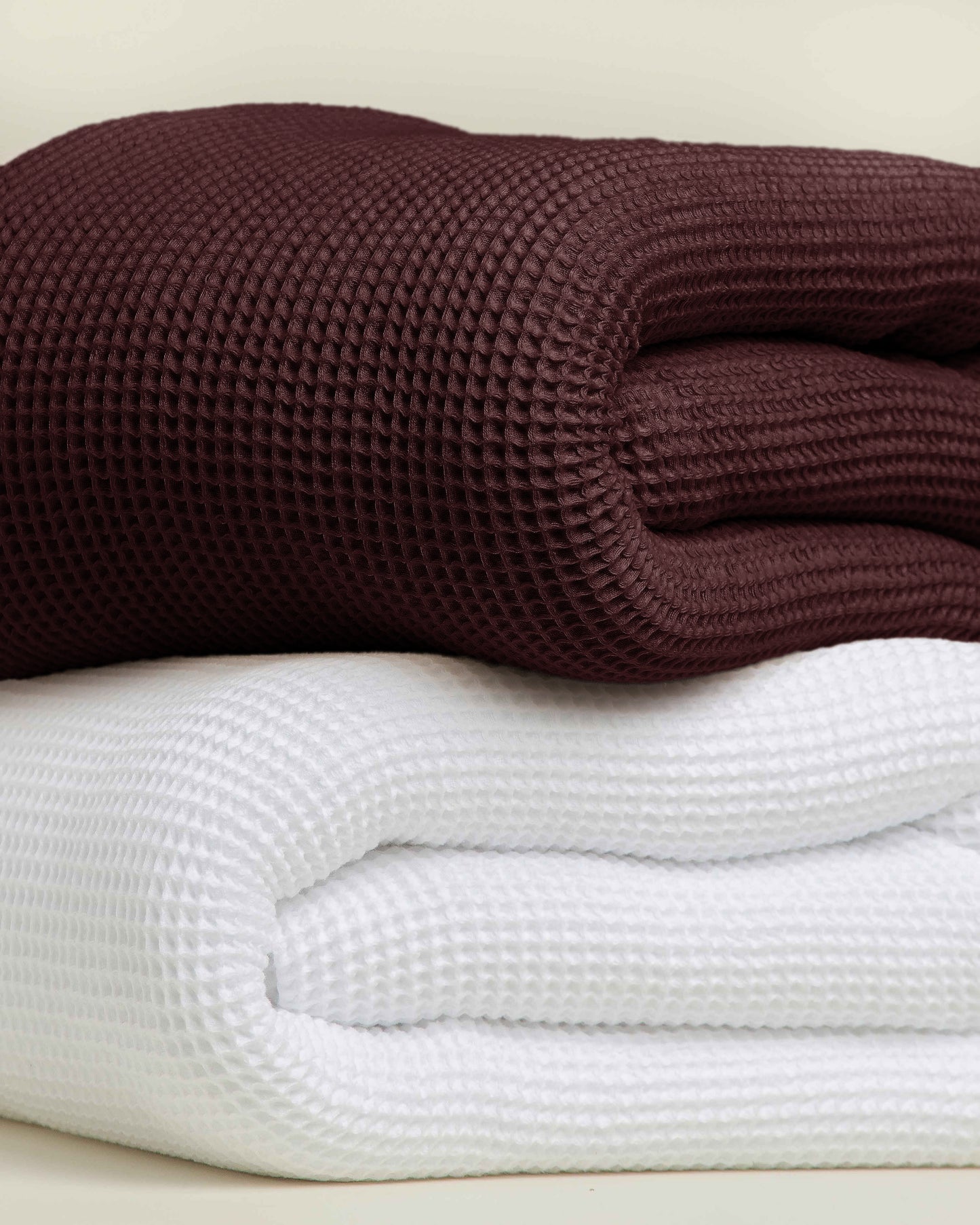 Tofino: Organic Cotton Waffle Bed Blanket