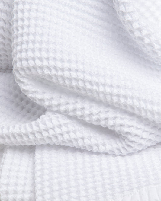 Tofino: Organic Cotton Waffle Throw Blanket