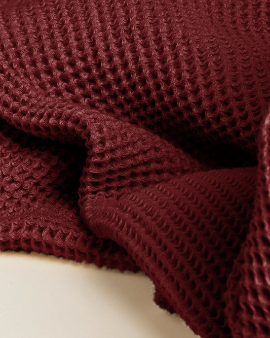 Tofino: Organic Cotton Waffle Bed Blanket
