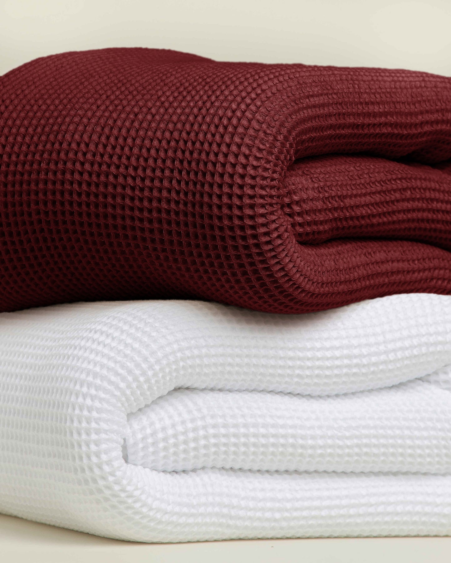 Tofino: Organic Cotton Waffle Bed Blanket