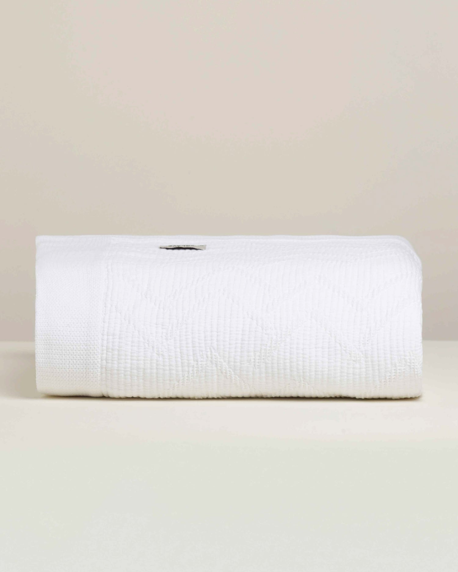 Carmel: Artisanal Weave Ribbed Cotton Coverlet