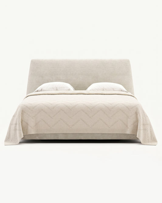 Carmel: Artisanal Weave Ribbed Cotton Coverlet