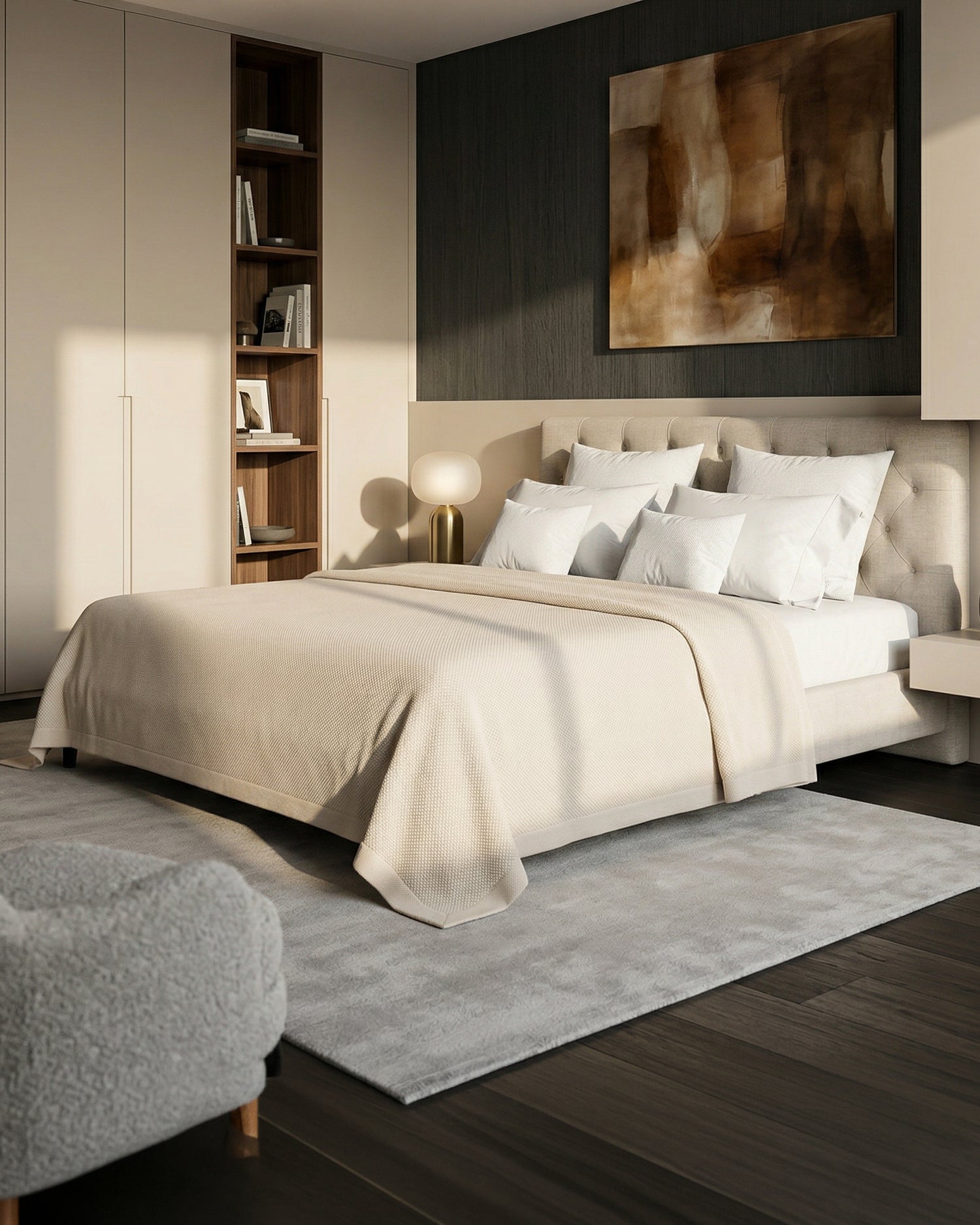 Cavendish: Matelassé Stone Washed Cotton Coverlet