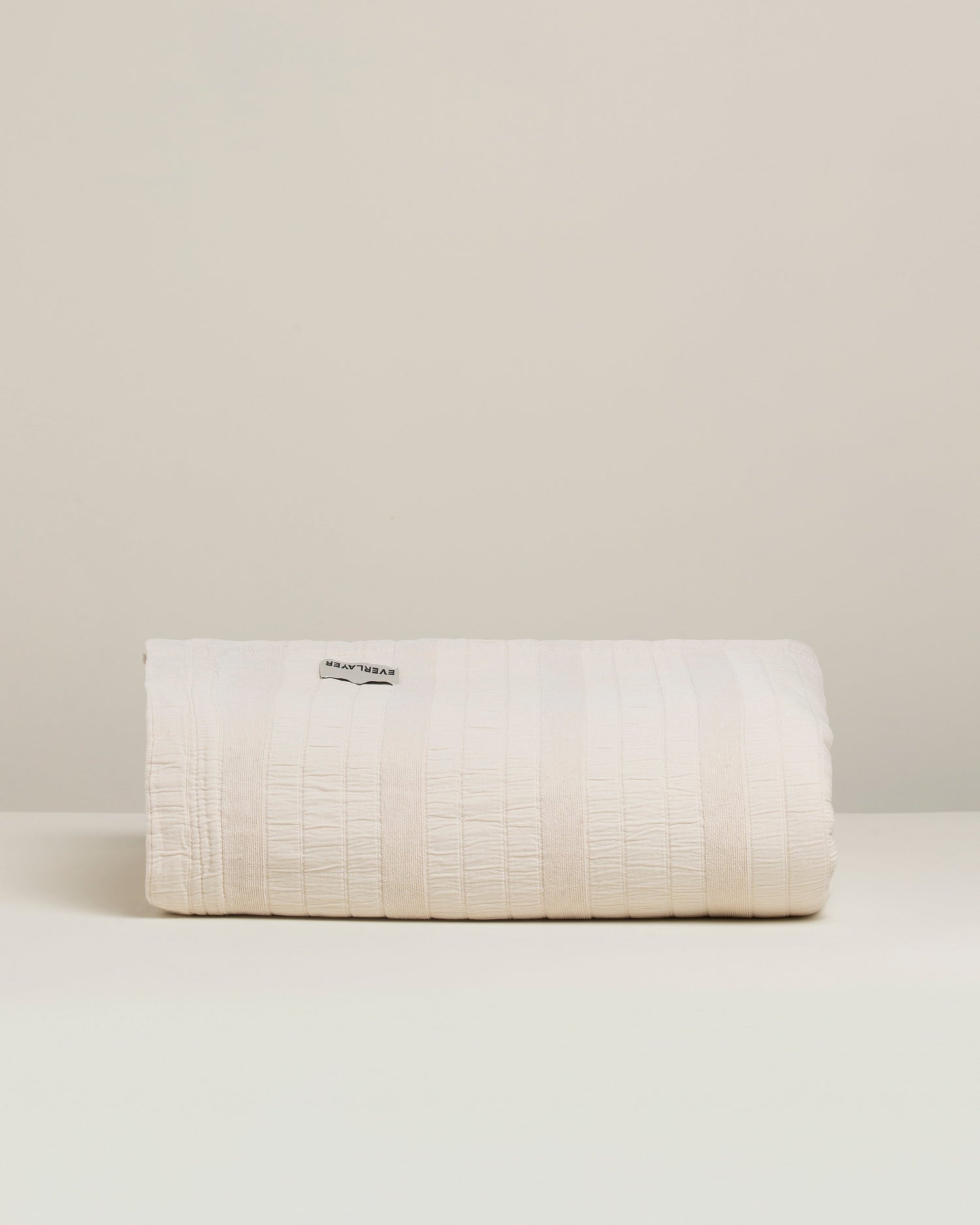 Cape Cod: Lux Stripe Cotton Coverlet