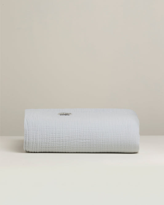 Hideaway: Layered Stone Washed Cotton Coverlet