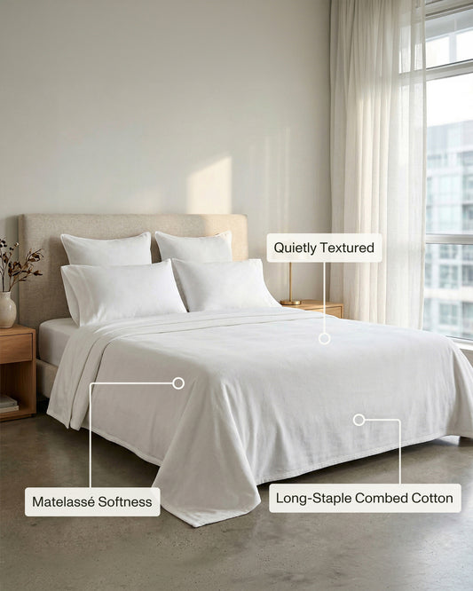 Enchante: Lux Chenille Cotton Coverlet