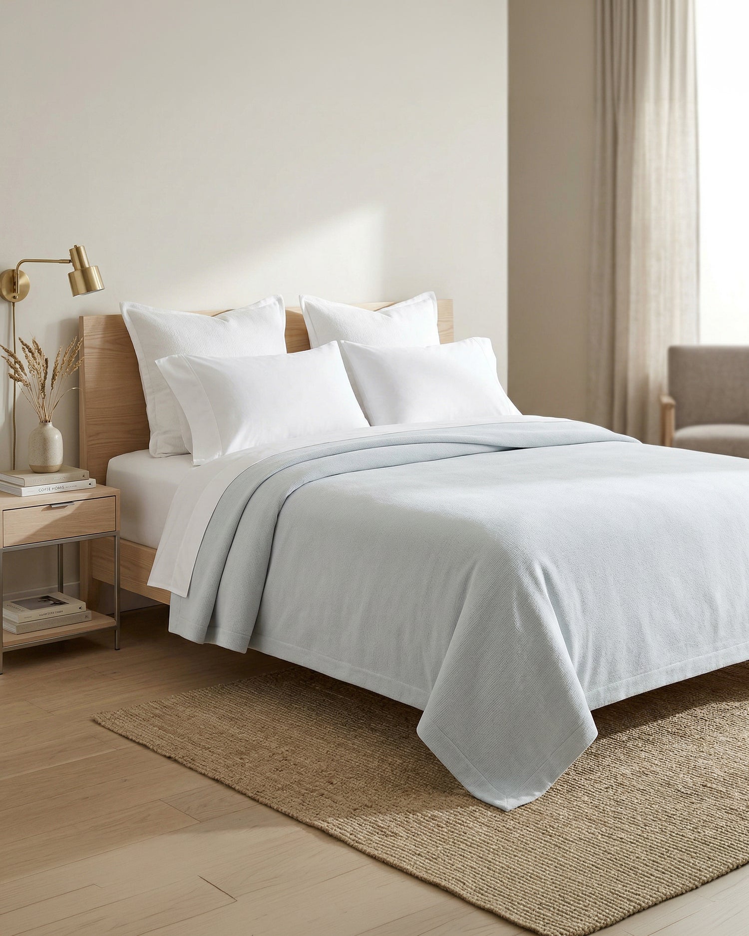 Enchante: Lux Chenille Cotton Coverlet