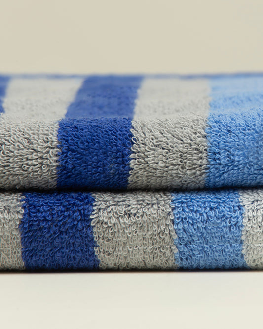 Tranquil: Soft Cotton Classic Stripe Towel