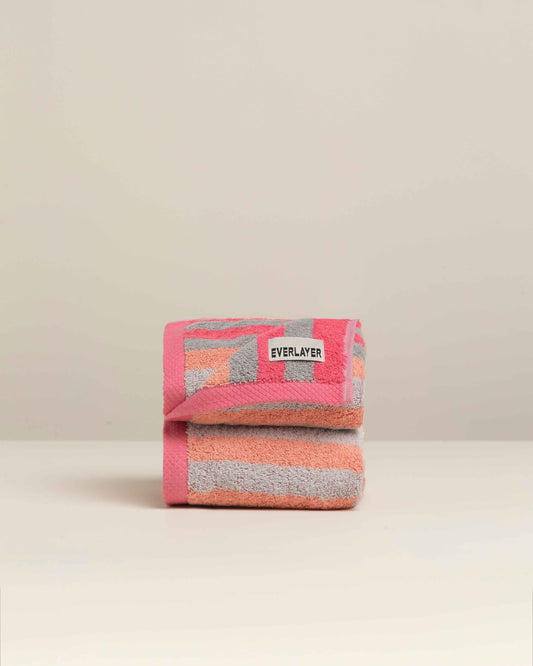 Tranquil: Soft Cotton Classic Stripe Towel