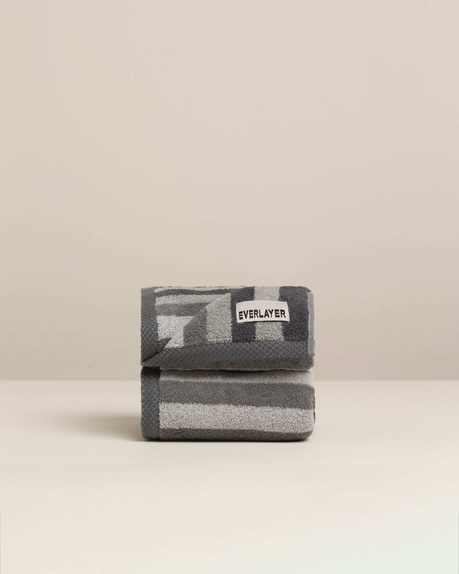 Tranquil: Soft Cotton Classic Stripe Towel