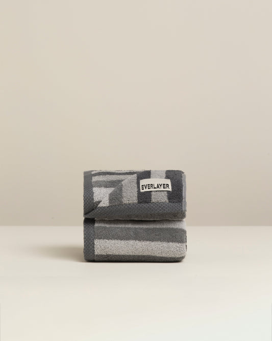 Tranquil: Soft Cotton Classic Stripe Towel