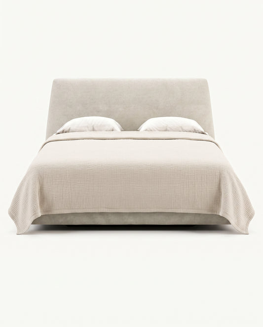 Hideaway: Layered Stone Washed Cotton Coverlet