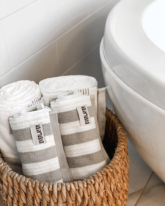 Oasis: Recycled Cotton Stripe Towel