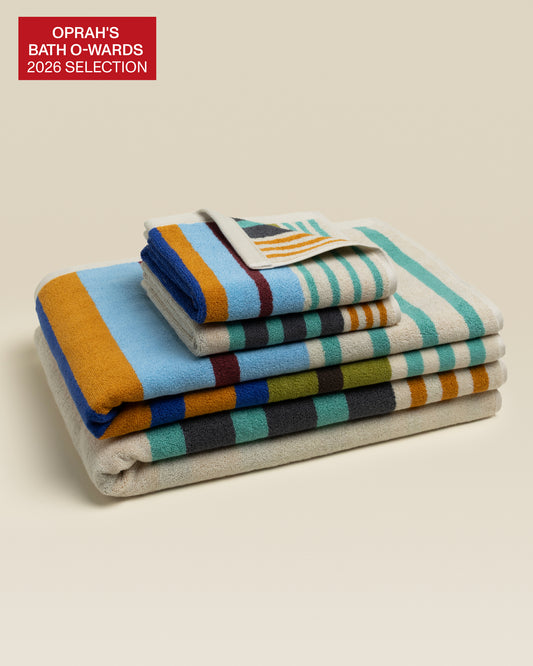 Plush  Cotton Reversible Towel - Janus Composition