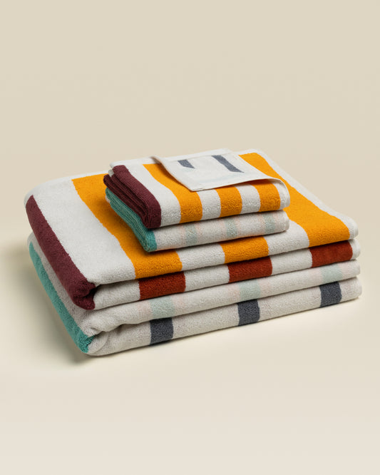 Plush Cotton Reversible Towel - Janus Cadence