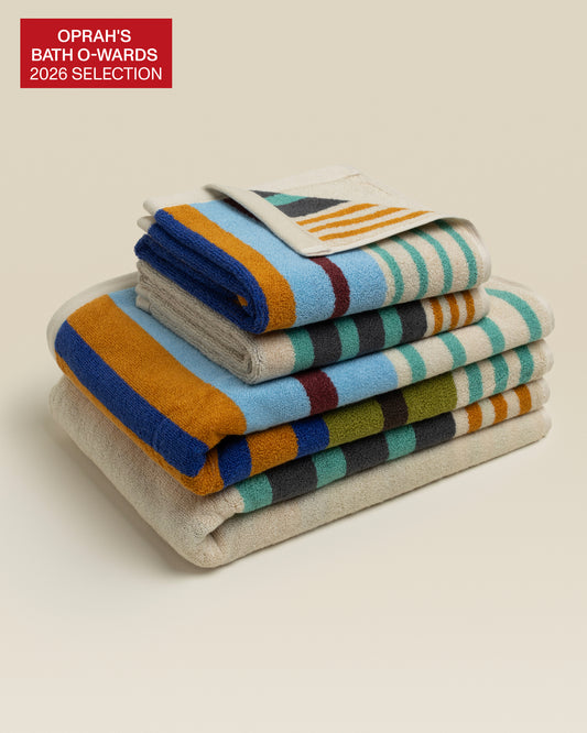 Plush  Cotton Reversible Towel - Janus Composition
