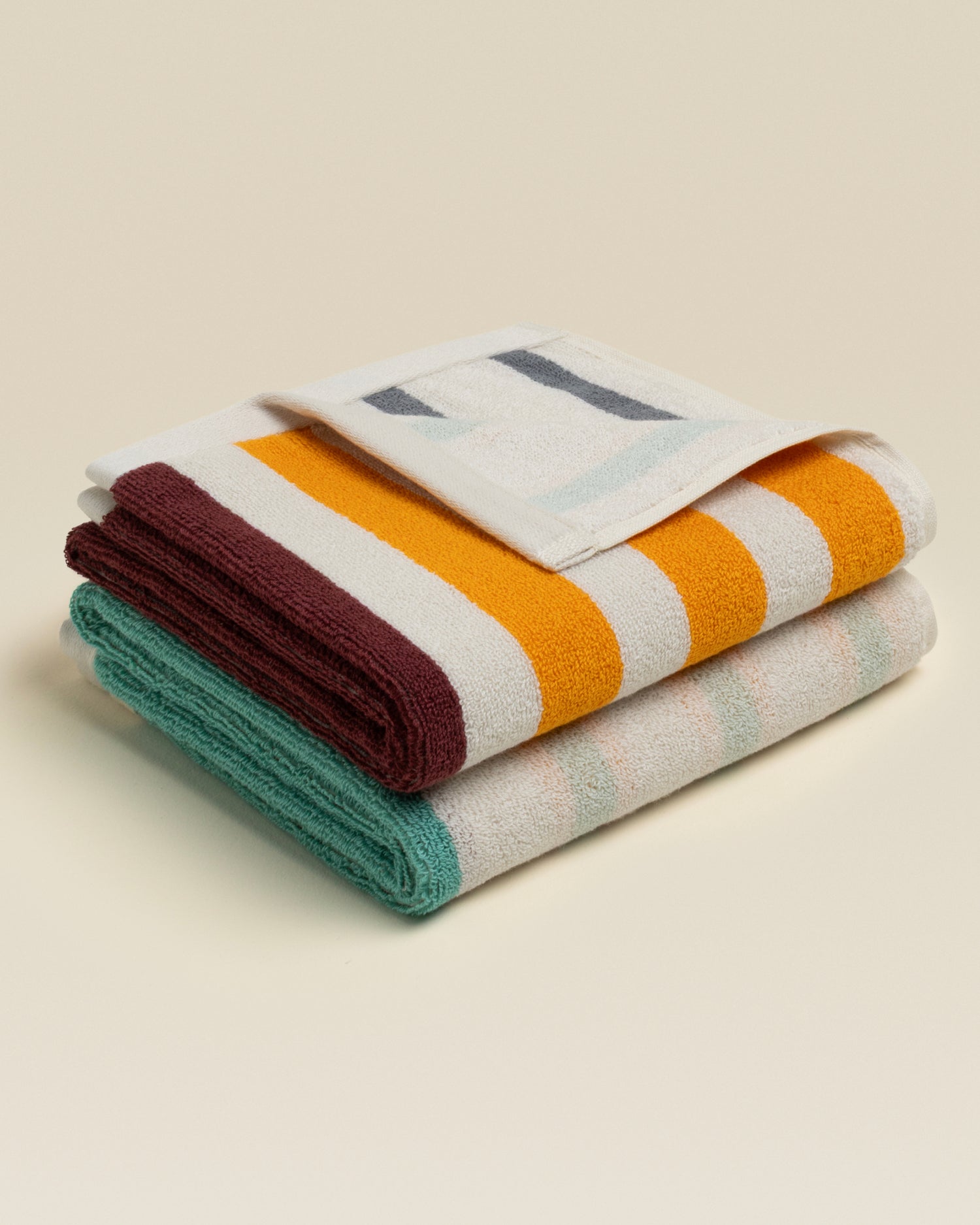 Plush Cotton Reversible Towel - Janus Cadence
