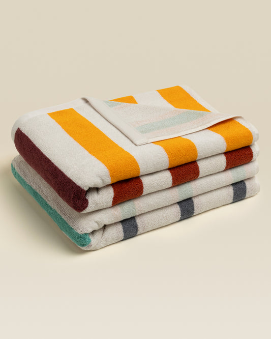 Plush Cotton Reversible Towel - Janus Cadence