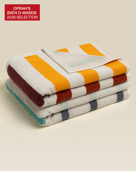 Plush Cotton Reversible Towel - Janus Cadence