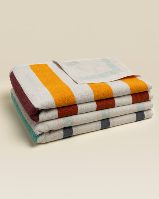 Plush Cotton Reversible Towel - Janus Cadence