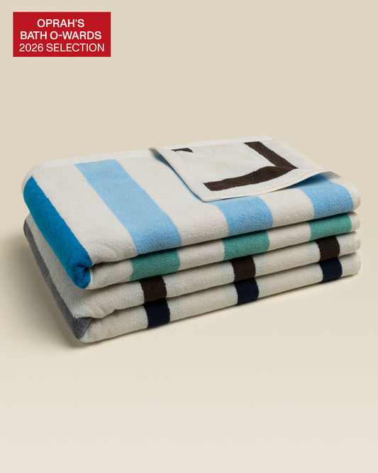 Plush Cotton Reversible Towel - Janus Cadence