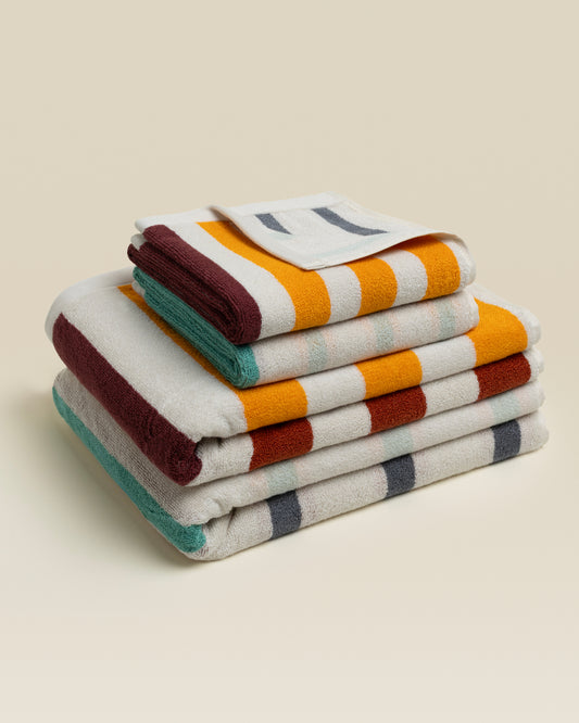 Plush Cotton Reversible Towel - Janus Cadence
