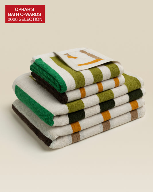 Plush Cotton Reversible Towel - Janus Cadence