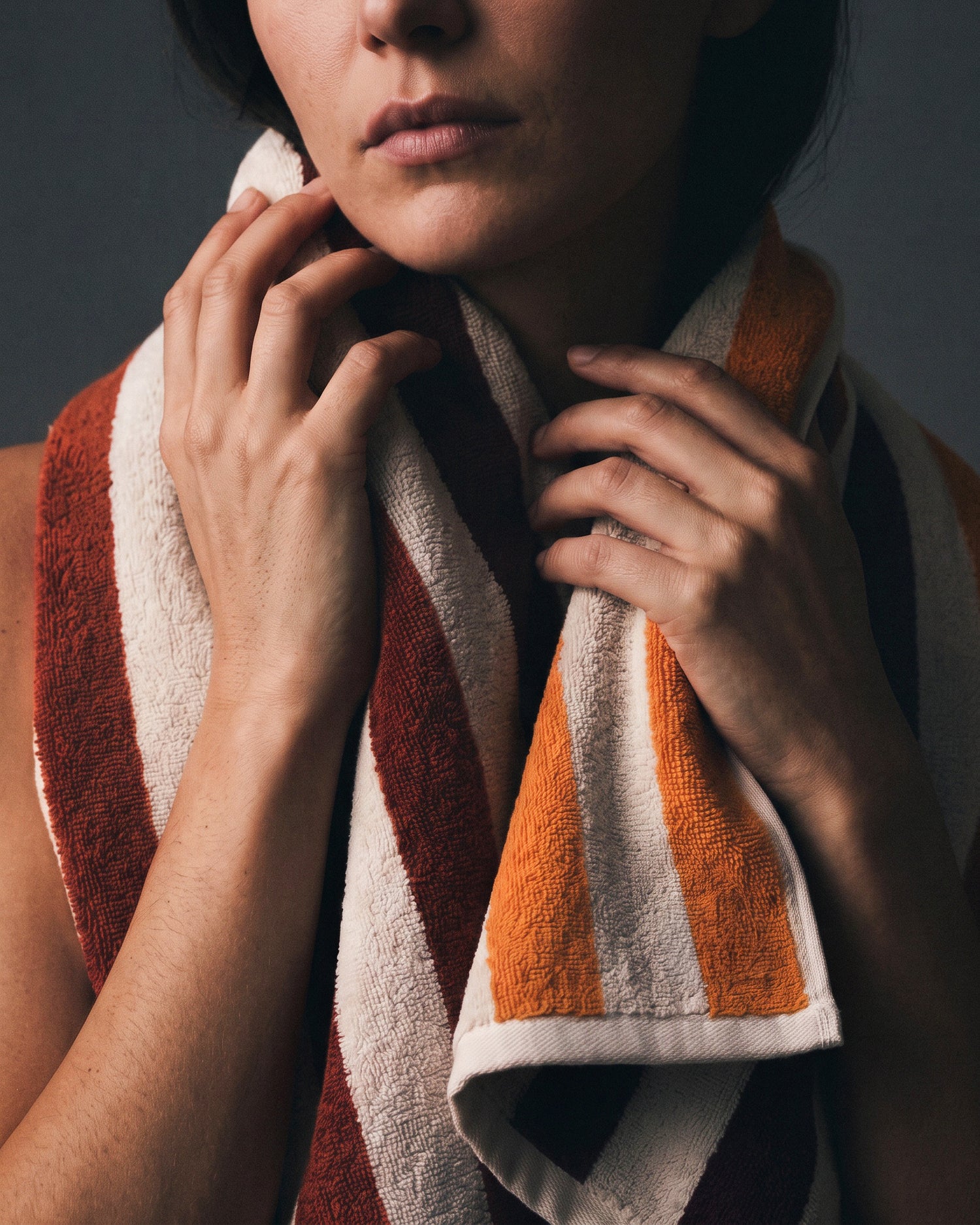 Plush Cotton Reversible Towel - Janus Cadence