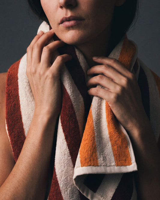 Plush Cotton Reversible Towel - Janus Cadence