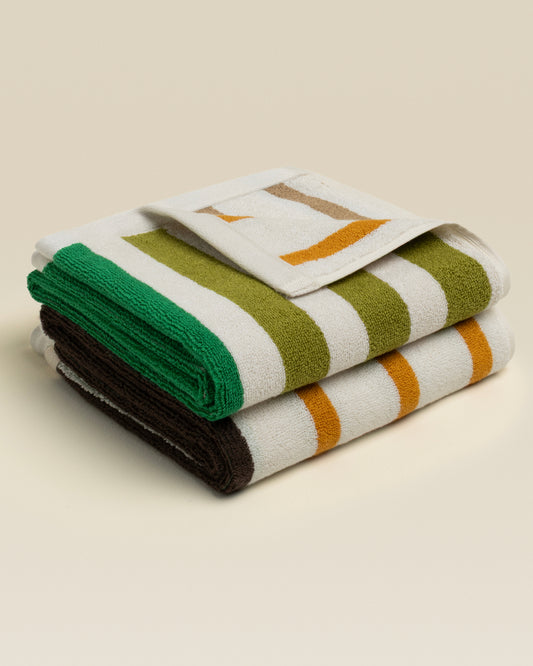 Plush Cotton Reversible Towel - Janus Cadence