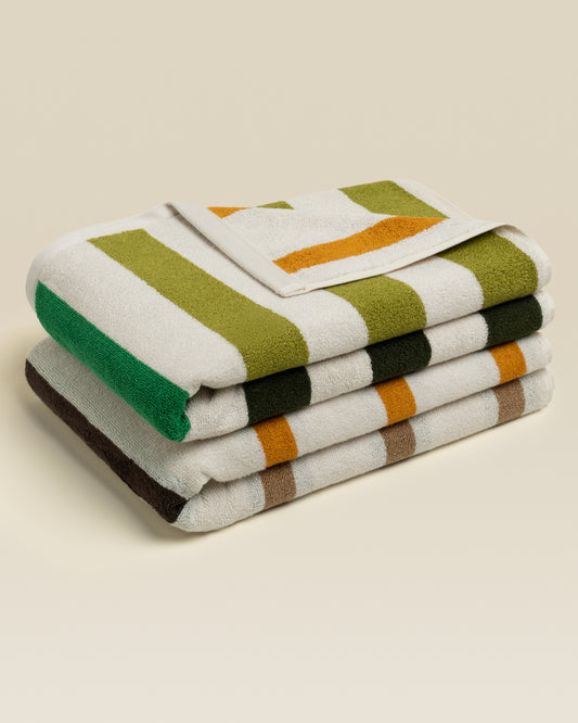 Plush Cotton Reversible Towel - Janus Cadence