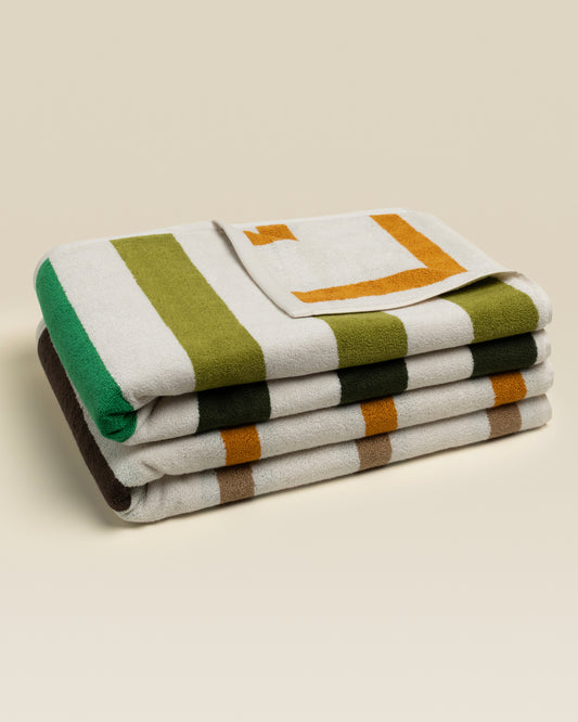Plush Cotton Reversible Towel - Janus Cadence